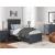 Landocken Wood/MDF Panel Bed