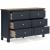 Landocken Wood/MDF Double Dresser w/6 Drawers
