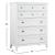 SM Heron Cove Wood Chest w/5 Drawers