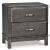 Caitbrook Wood Nightstand w/2 Drawers