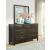 Vanmore Wood Platform Storage Bedroom Set
