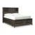 Vanmore Wood Platform Storage Bed, Queen Size