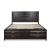 Vanmore Wood Platform Storage Bed, Full Size