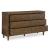 Lyncott Wood Double Dresser w/6 Drawers