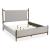 Lyncott Fabric/Wood Upholstered Panel Bed, King Size