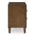 Lyncott 2-Drawer Wood Nightstand w/USB Charger