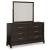 Neymorton Wood Double Dresser w/6 Drawers