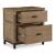 Tomtyn Wood 2-Drawer Nightstand w/USB Charger & Power Supply