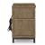 Tomtyn Wood 2-Drawer Nightstand w/USB Charger & Power Supply