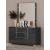 B632 Storage Platform Bedroom Set with LED Light
