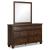 SM Danabrin Wood/Glass Mirror