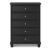 Lanolee 5-Drawer Wood Veneer Chest