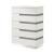 SM Paradox Gloss Laminate Chest w/5 Drawers