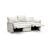 Donato Leather Large 3 Seat Sofa w/ 2 Electric Recliners