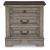 WRS Lodenbay 3 Drawer Wood Nightstand w/Power Supply & USB