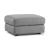 Brivido Fabric/Leather Ottoman