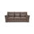 Brivido Fabric/Leather 3 Seater Sofa