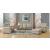 Brivido Fabric/Leather Living Room Set