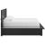 Londer Wood Panel Bed, King Size