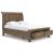 Feddinger Wood Sleigh Storage Bed