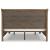 Feddinger Wood Sleigh Storage Bed, California King Size
