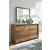 Dressonni Wood Double Dresser w/6 Drawers