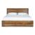 Dressonni Wood Panel Bed, California King Size