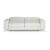Pensiero Fabric/Leather Loveseat