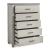 Darborn 5-Drawer Wood Veneer Chest of Drawers