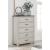 Darborn 5-Drawer Wood Veneer Chest of Drawers