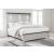 Darborn Wood Veneer California King Size Panel Bed with LED Lighting
