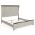 Darborn Wood Veneer California King Size Panel Bed with LED Lighting