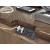 Charmond Wood 3-Drawer Nightstand w/USB