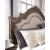 Charmond Fabric Upholstered Sleigh King Size Bed