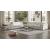 Solare Fabric/Leather L-Shape Sectional Sofa w/Recliner & Console