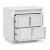 Chalanna Wood 2-Drawer Nightstand w/LED Light & USB Charger