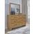 Sherbana Wood Double Dresser w/6 Drawers
