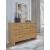 Sherbana Wood Double Dresser w/6 Drawers