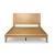Sherbana Wood Panel Bed, King Size