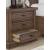 Taffenbrook Wood 3-Drawer Nightstand w/USB Charger & Power Supply
