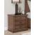 Taffenbrook Wood 3-Drawer Nightstand w/USB Charger & Power Supply