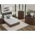 Dilenno Fabric/Wood Panel Bedroom Set w/USB Charger