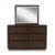 Dilenno Wood Double Dresser w/6 Drawers