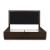 Dilenno Fabric/Wood Panel Bed w/USB Charger