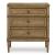 Sharlance Wood/Wood Veneer Night Stand w/3 Drawers