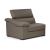 Gioia Fabric/Leather Chair & A Half w/ 1 Arm