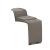 Gioia Fabric/Leather Straight Console