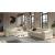 Gioia Fabric/Leather Reclining Living Room Set