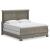 Lexorne Wood Sleigh Bed, King Size
