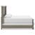 Lexorne Wood Sleigh Bed, King Size